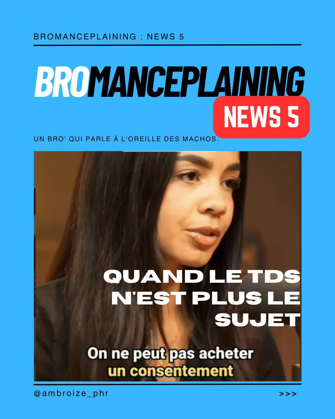 Quand le TDS n'est plus le sujet